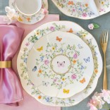 EASY LIFE porcelianinė lėkštė "Dancing butterflies" Ø 27 cm | 2