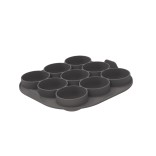 SILIKOMART silikoninė kepimo forma karšo oro gruzdintuvei "Silfry egg" 21,5 x 21,5 x 3,6 cm | 1