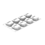 SILIKOMART silikoninė kepimo forma keksiukams "Rabbit", 8 x 70 ml (viso: 560 ml) | 1