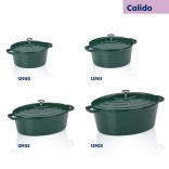 KELA ketaus emaliuotas troškintuvas su dangčiu "Calido" 36 x 29 cm, 9,3 l | 6