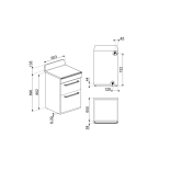 SMEG dujinė viryklė su 2 elektrinėmis orkaitėmis  | 4