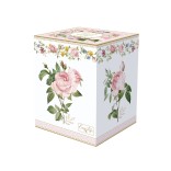 EASY LIFE porcelianinis puodelis su dangteliu ir sieteliu "Chant des Roses", 350 ml  | 2