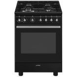 SMEG dujinė viryklė su elektrine orkaite CX61GMBL | 1