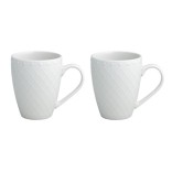 BRANDANI porcelianinių puodelių rinkinys "Burlesque" 2 vnt., 450 ml | 1