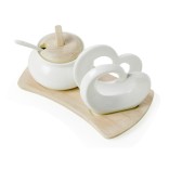 BRANDANI servetėlių laikiklio ir cukrinės rinkinys "Bamboo"  | 1