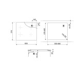 SMEG indukcinė kaitlentė SIM3644MWH  | 4