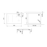 SMEG indukcinė kaitlentė SIM3864N  | 4
