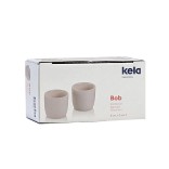 KELA porcelianinis laikiklis kiaušiniui "Bob", 2 vnt.  | 4