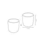 KELA porcelianinis laikiklis kiaušiniui "Bob", 2 vnt.  | 3