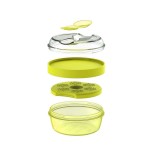 CARL OSCAR dėžutė priešpiečiams 300 ml +150 ml, "Lime" | 2