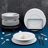 MEDARD DE NOBLAT porcelianinių indų rinkinys "Batik", 18 vnt.  | 2