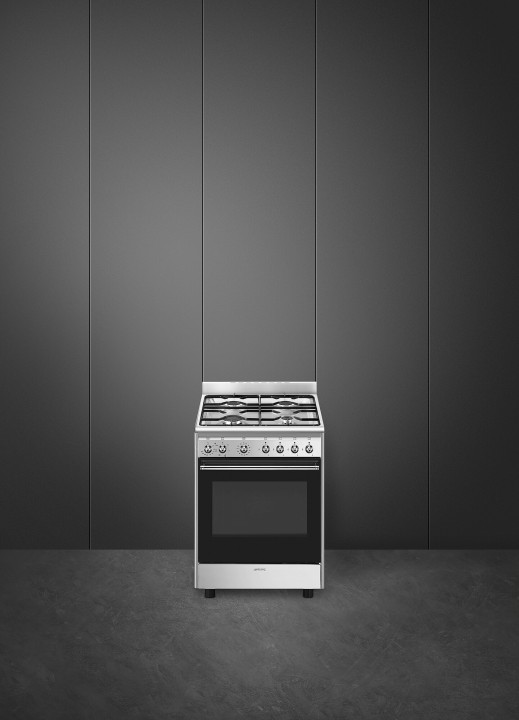 SMEG dujinė viryklė su elektrine orkaite CX60GMX | 2