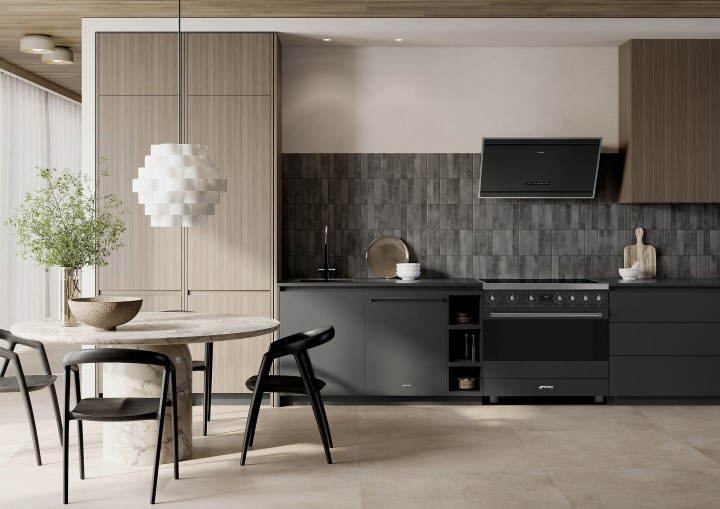 SMEG indukcinė viryklė su elektrine orkaite  | 2