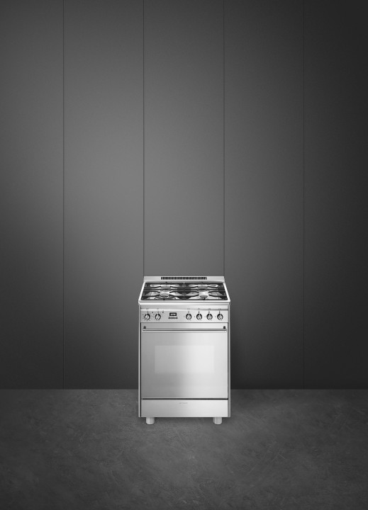 SMEG dujinė viryklė su elektrine orkaite GP61X9  | 2