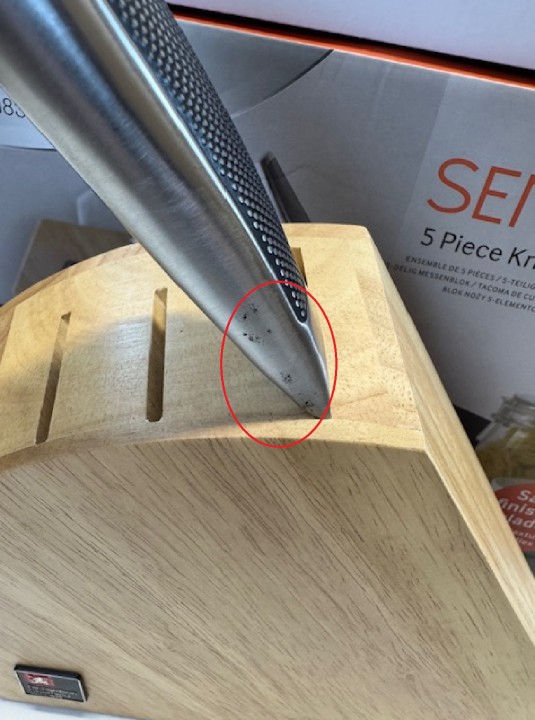 Richardson Sheffield peilių komplektas su stovu "Sense", 5 dalys  | 2