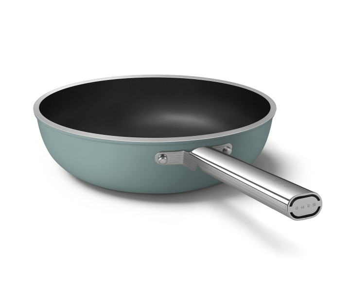 SMEG keptuvė, WOK, smaragdo spalvos Ø 30 cm | 1