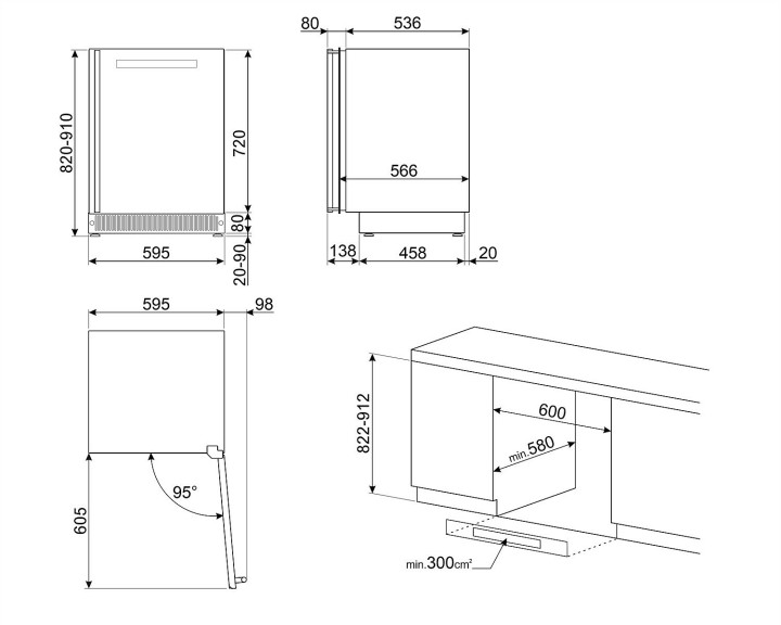 SMEG vyno šaldytuvas CVI138RG, (38 vnt., butelių)  | 3