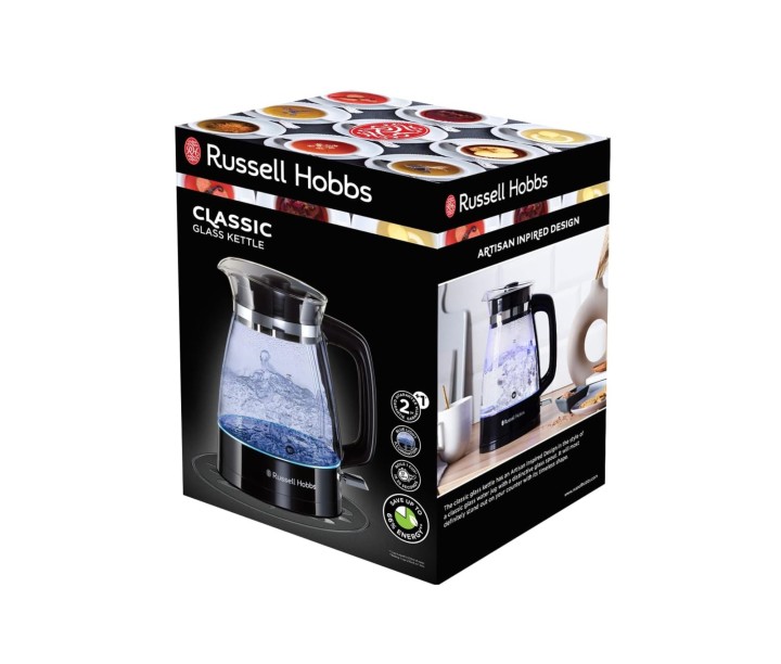 "Russell Hobbs" elektrinis virdulys "Classic Glass", 1,7 l, 26080-70  | 5