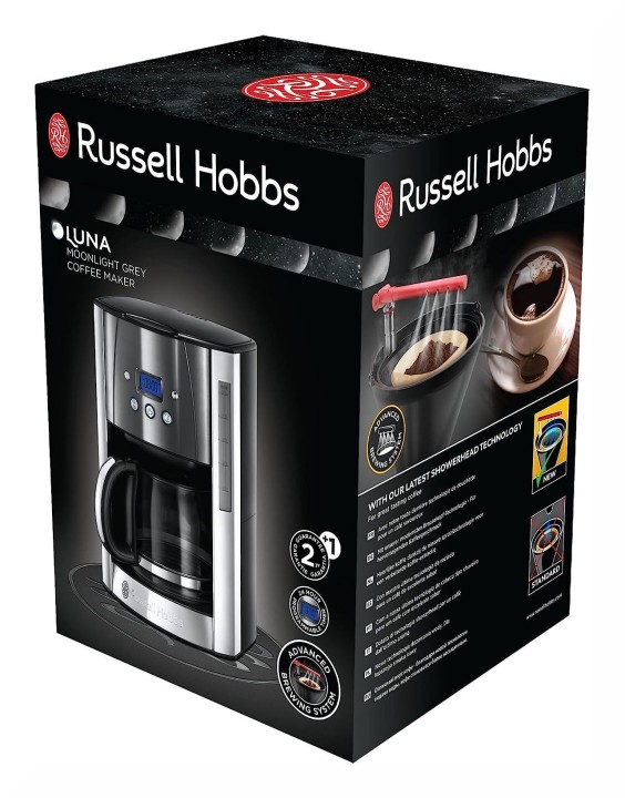 "Russell Hobbs" kavos virimo aparatas "Luna Filter-Moonlight Grey'' 23241-56  | 7