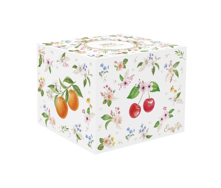 EASY LIFE porcelianinis puodelis "Fancy Fruit", 400 ml  | 3