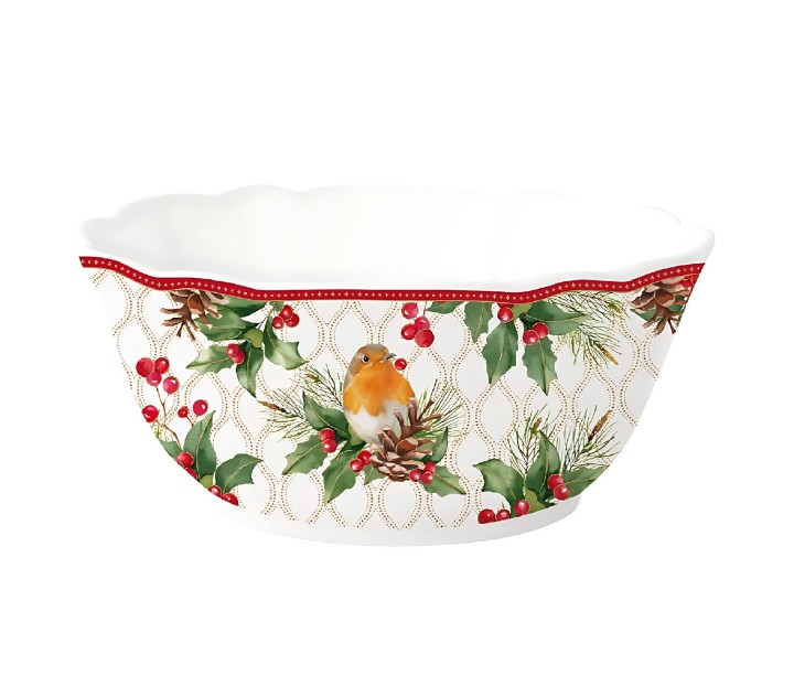 EASY LIFE porcelianinis dubuo "Christmas berries", Ø 20 cm  | 1