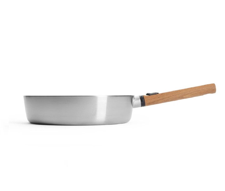 WOLL gili plieninė keptuvė "Logic steel Induction" Ø 28 cm | 4