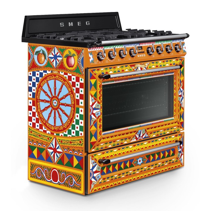SMEG dujinė viryklė su elektrine orkaite  | 10