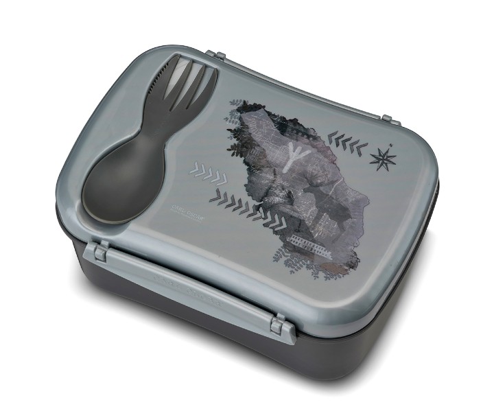 CARL OSCAR dėžutė priešpiečiams "Grey Strength" 17 x 8 cm | 1