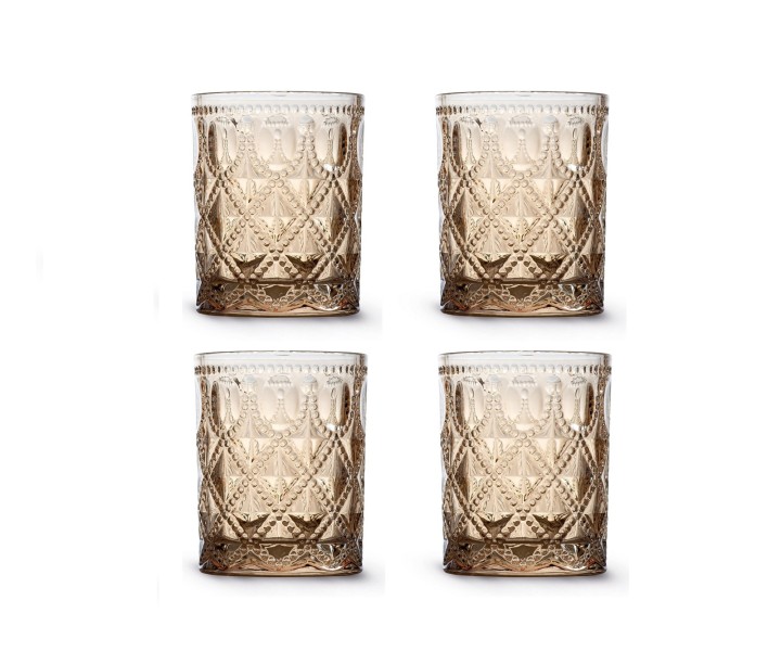 WD LIFESTYLE stiklinės "Amber", 4 vnt., 300 ml  | 1