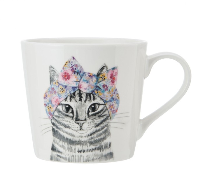 LIFETIMEBRANDS porcelianinis puodelis "Cat", 380 ml  | 1