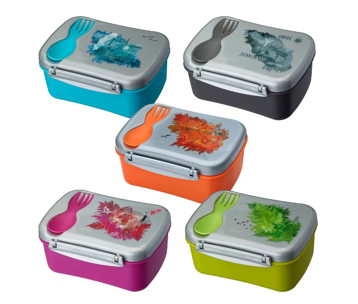 CARL OSCAR dėžutė priešpiečiams "Grey Strength" 17 x 8 cm | 2