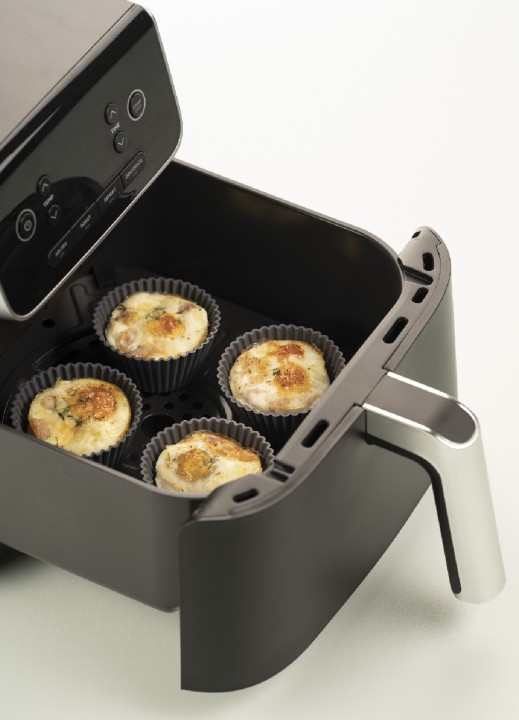 SILIKOMART silikoninė kepimo forma keksiukams karšto oro gruzdintuvei "Silfry Muffin" 6 vnt x 83 ml | 4