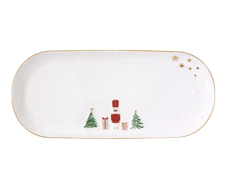 EASY LIFE serviravimo lėkštė "Let it snow" 34 x 15 cm | 1