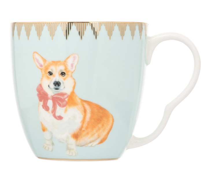 YVONNE ELLEN porcelianinis puodelis "Corgi" 450 ml | 1