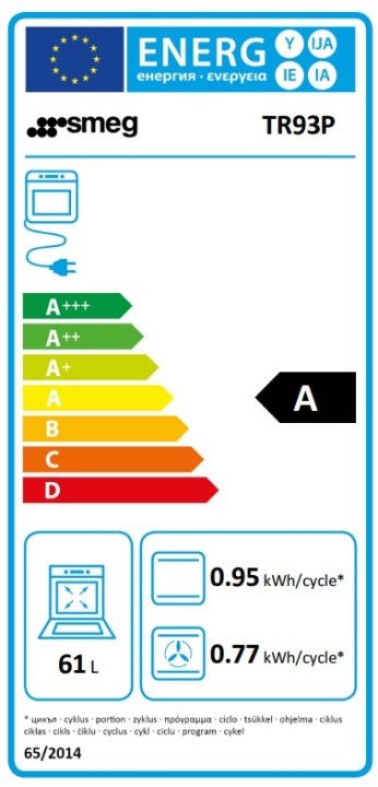 SMEG dujinė viryklė su 3 elektrinėmis orkaitėmis TR93P  | 12