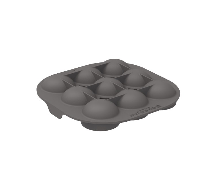 SILIKOMART silikoninė kepimo forma karšo oro gruzdintuvei "Silfry egg" 21,5 x 21,5 x 3,6 cm | 5