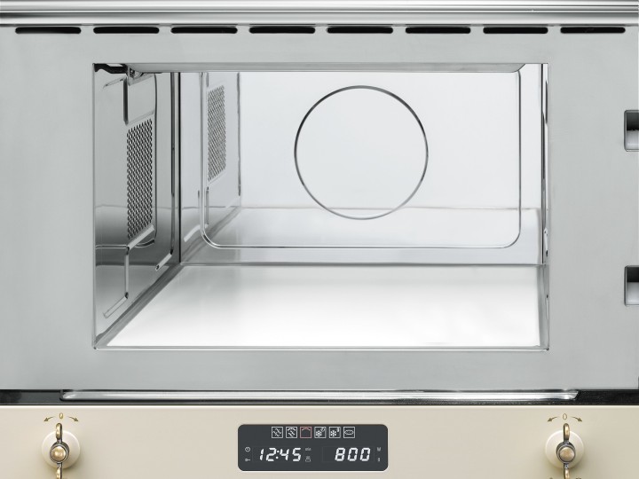 SMEG įmontuojama mikrobangų krosnelė MP822PO  | 4
