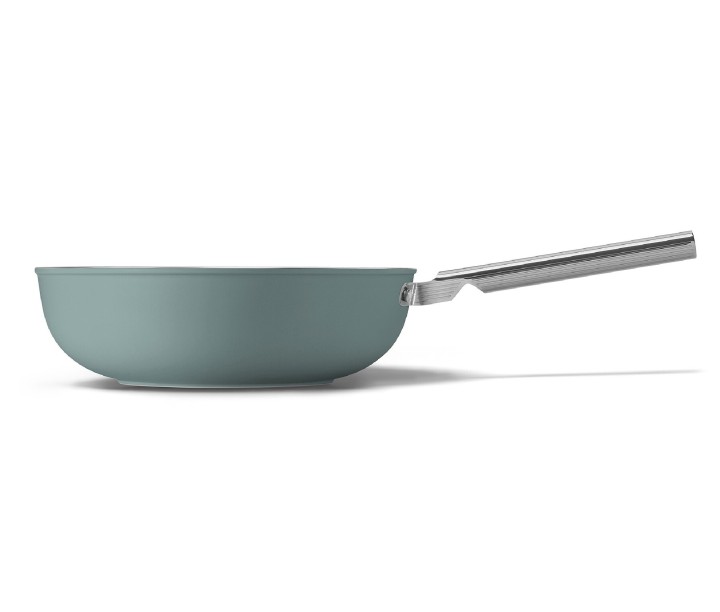 SMEG keptuvė, WOK, smaragdo spalvos Ø 30 cm | 3