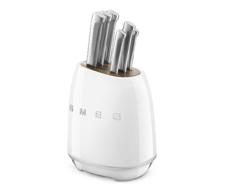 SMEG peilių rinkinys su stovu KBSF02WH, 7 dalys | 1