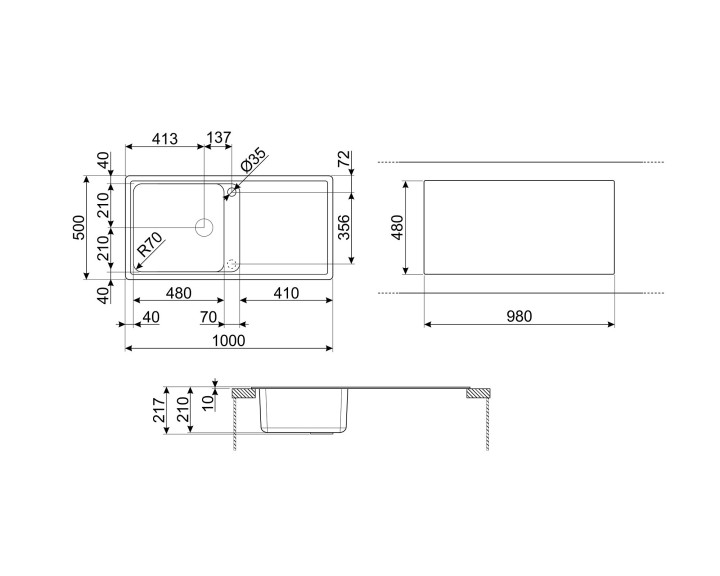 SMEG plautuvė LZ150B  | 2