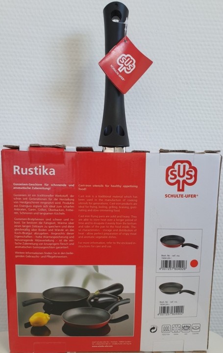 SCHULTE-UFER ketaus keptuvė "Rustika" Ø 24 cm | 2