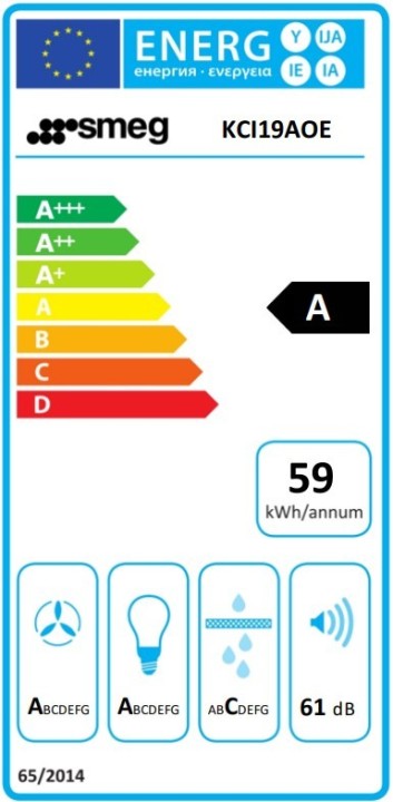 SMEG gartraukis KCI19AOE  | 4