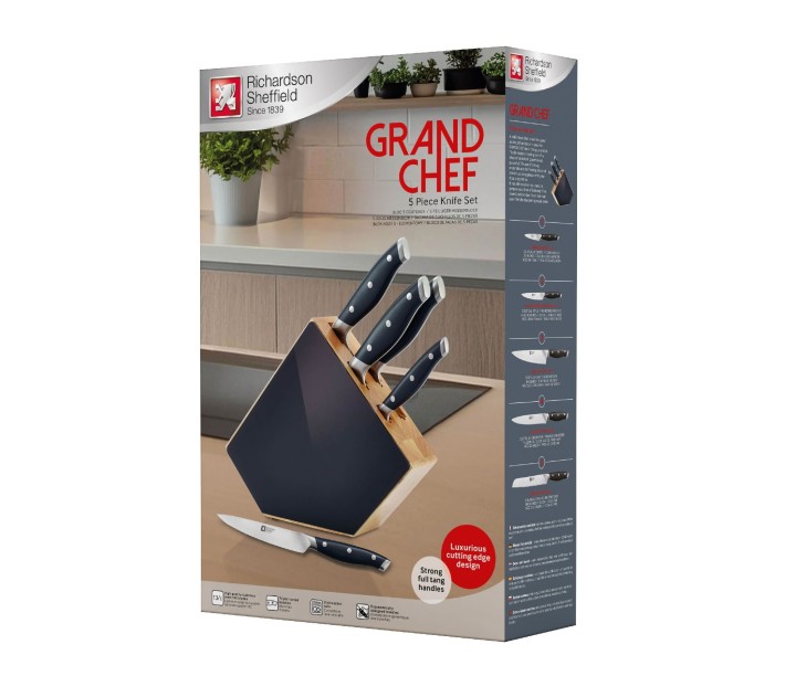 Richardson Sheffield peilių rinkinys su stovu "Grand Chef", 6 dalys  | 4