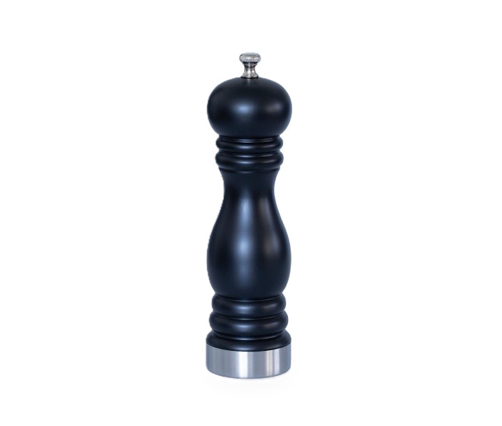 LACOR druskos ir pipirų malūnėlis "Black" 15 cm | 1