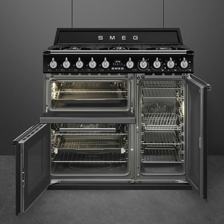 SMEG dujinė viryklė su 3 elektrinėmis orkaitėmis  | 7