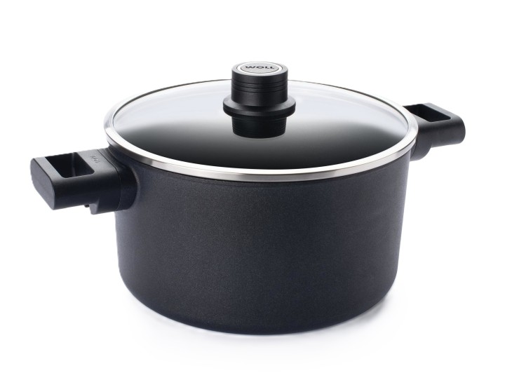 WOLL gilus liejinio puodas su dangčiu „Diamond QXR eco Logic Induction" Ø 24 cm, 4,5 l | 1