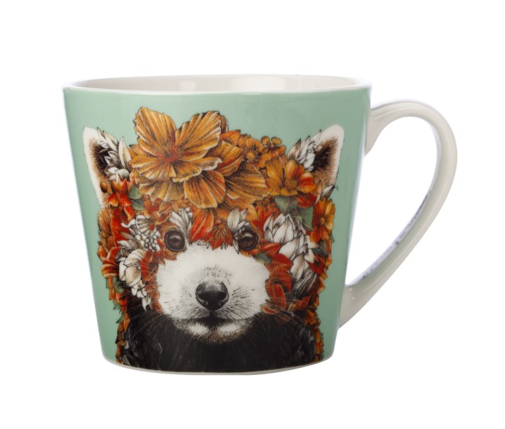 MAXWELL AND WILLIAMS porcelianinis puodelis "Red Panda", 370 ml  | 1