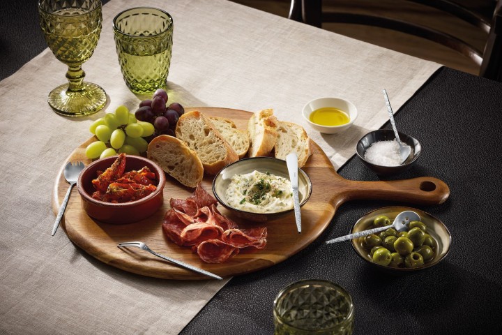 AMEFA šaukštelis užkandžiams / alyvuogėms "Juntos", 6 vnt.  | 2