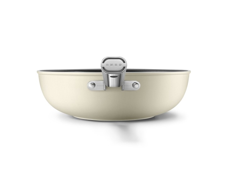 SMEG keptuvė, WOK, kreminės spalvos Ø 30 cm | 4
