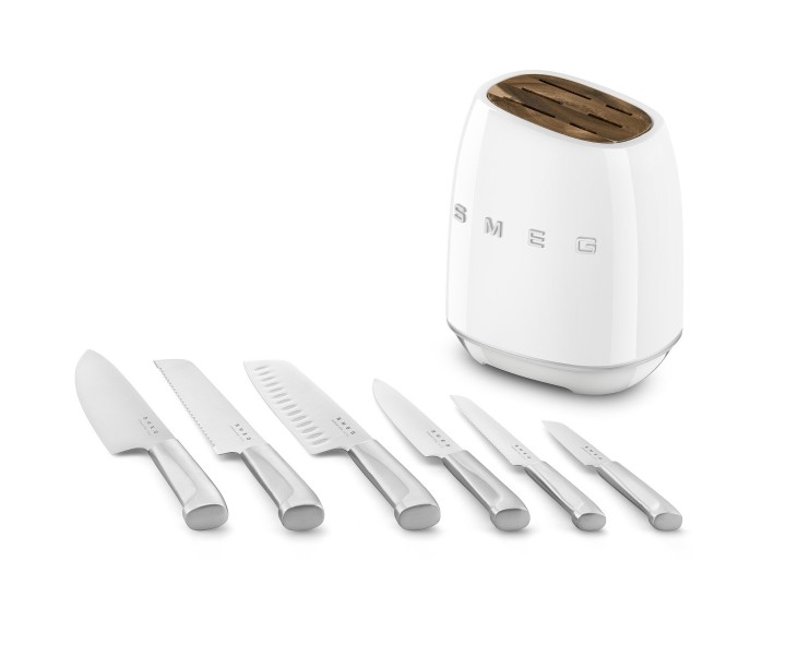 SMEG peilių rinkinys su stovu KBSF02WH, 7 dalys | 4